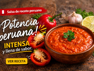 salsa de rocoto peruano casera en bowl con ají fresco y limón